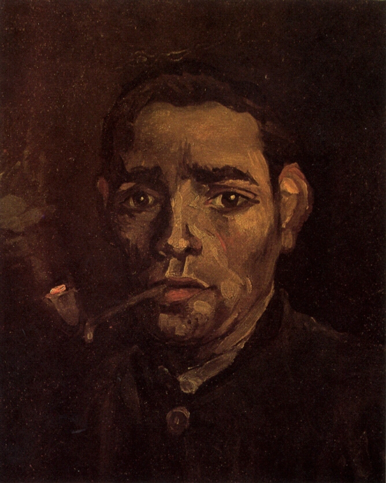 Картина Ван Гога Портрет мужчины 1884-1885
